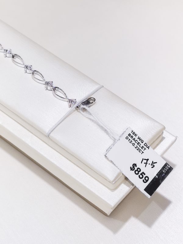 Fish Motif Diamond Bracelet - Image 3