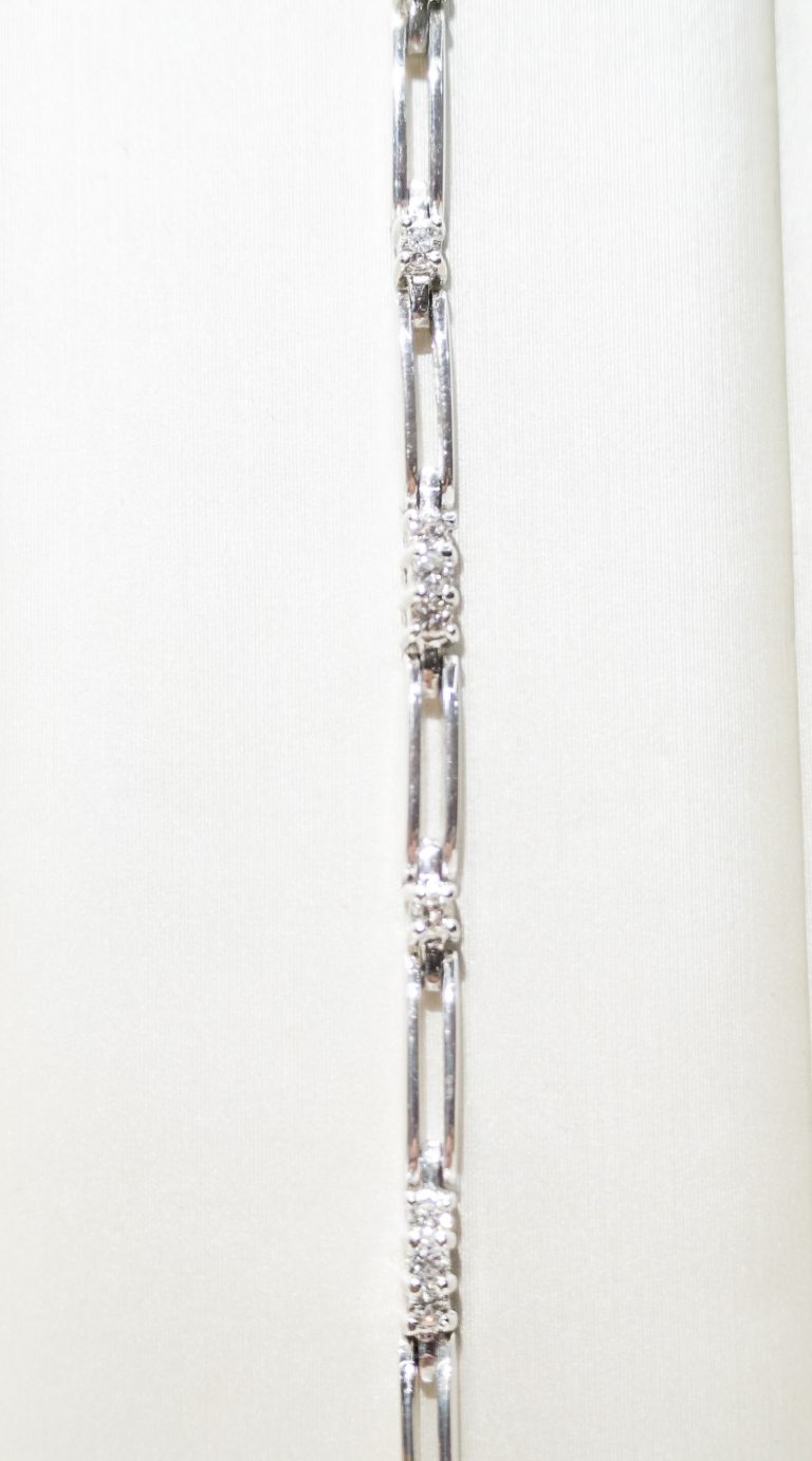 Pave Diamond Chain Bracelet - Image 2