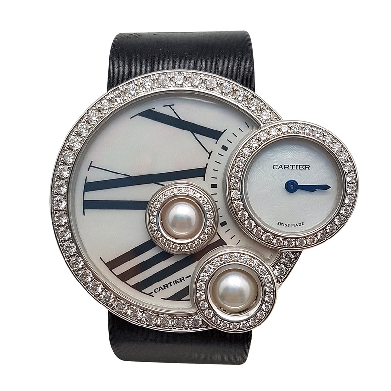 cartier pearl watch