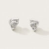 Triangular Wing Diamond Ear Studs