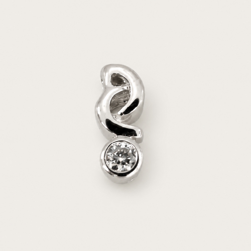 Twist Solitaire Pendant