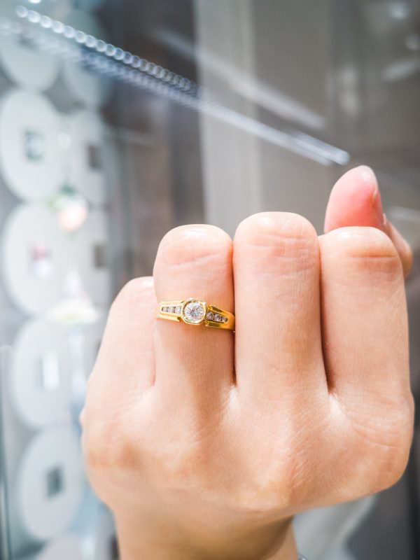 Bezel Set Diamond Ring - Image 3