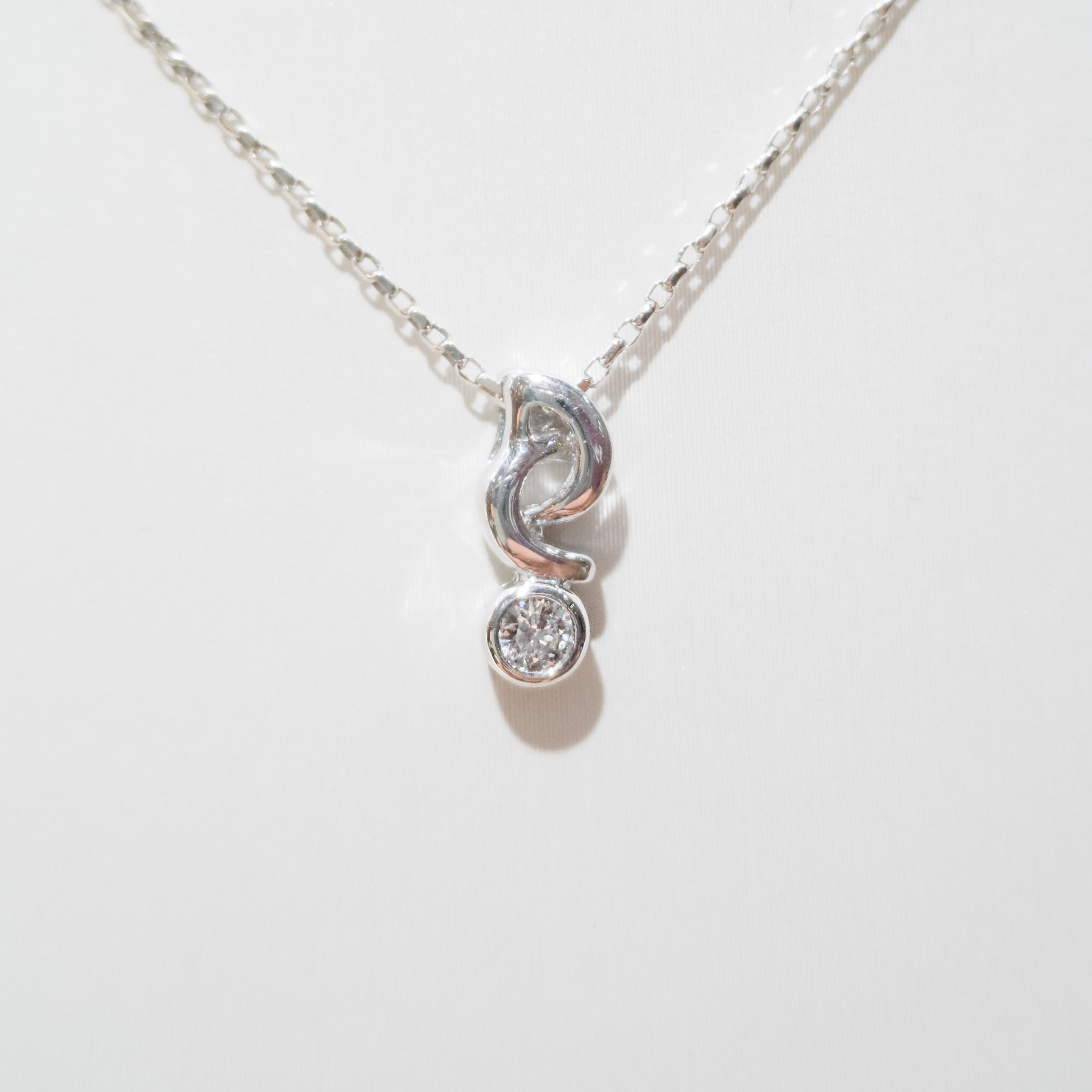 Twist Solitaire Pendant ValueMax Jewellery