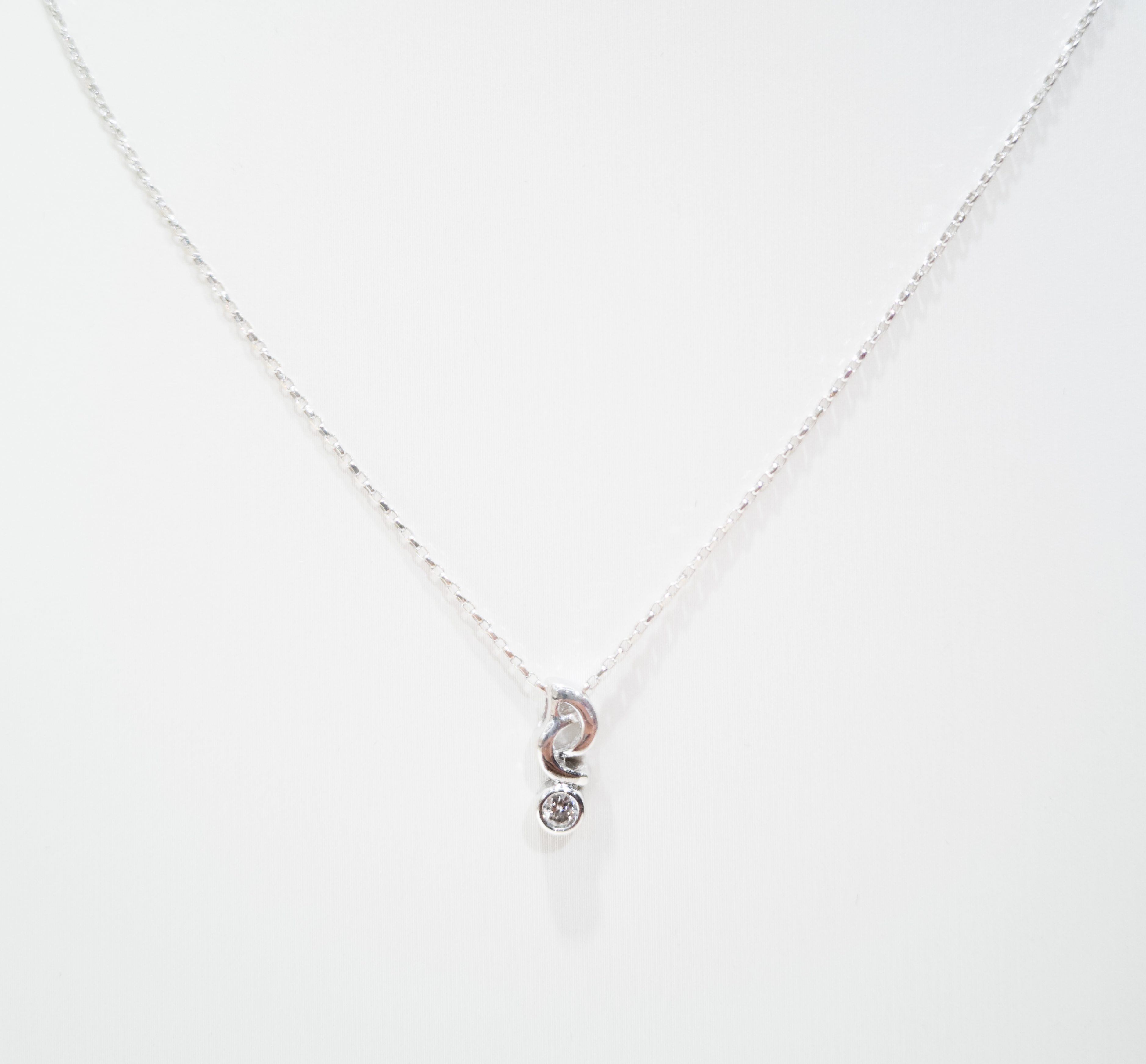 Twist Solitaire Pendant ValueMax Jewellery