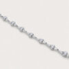 Eyelet Motif Diamond Bracelet