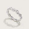 Filigree Floral Band Ring