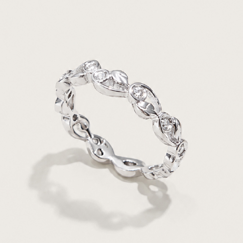 Filigree Floral Band Ring