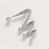 Abstract Z Diamond Pendant
