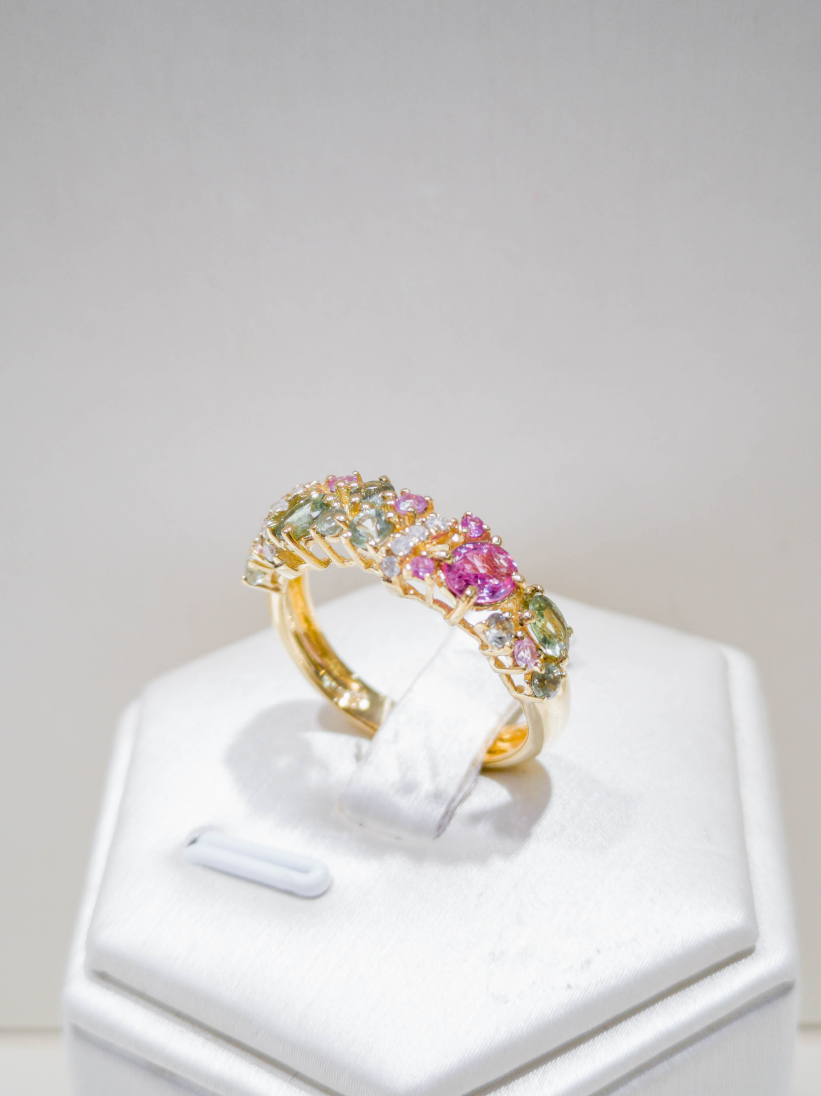 Mixed Colored Gems Ring ValueMax Jewellery