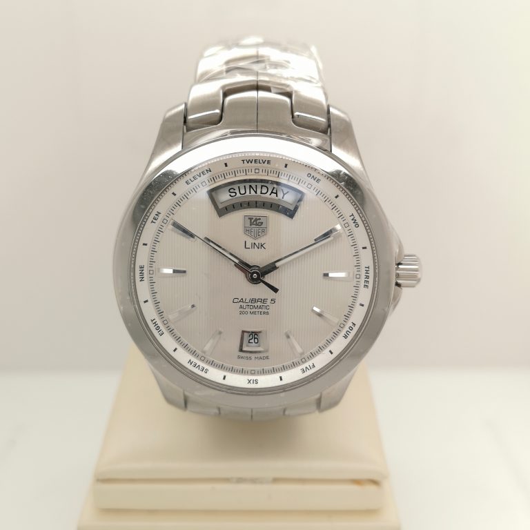 Tag Heuer Link Calibre 5 Day-Date Watch