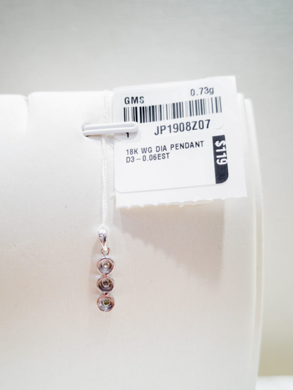 Cluster Droplets Diamond Pendant - Image 3