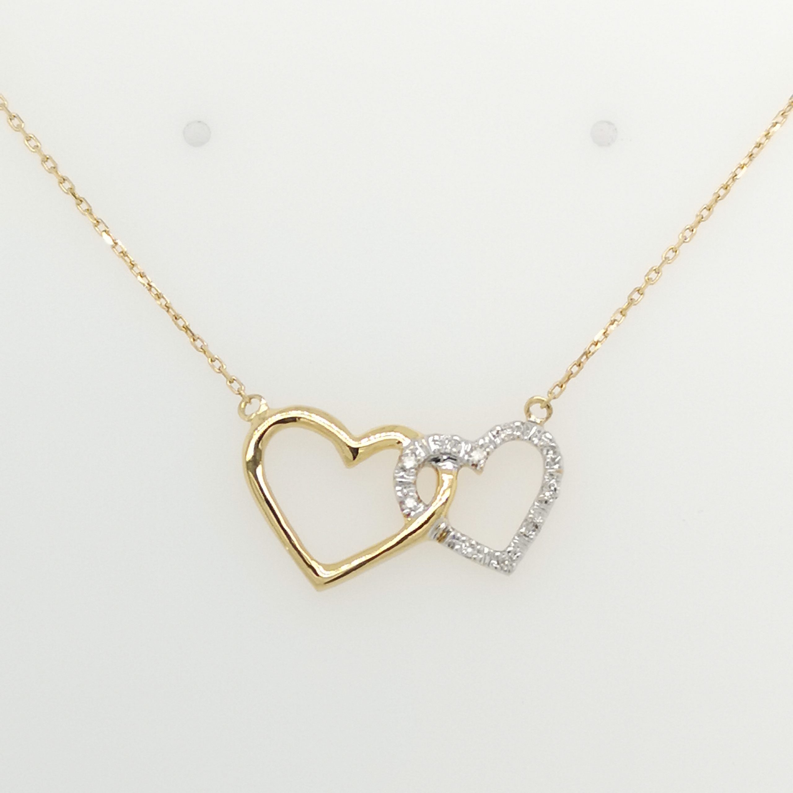 Intertwined Hearts Necklace ValueMax Jewellery