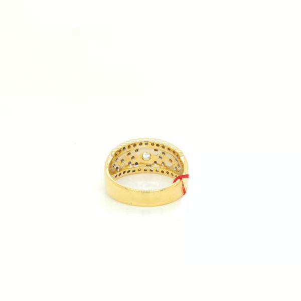 Vintage Patterned Diamond Ring - Image 3