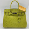 Hermes Birkin 30 Ostrich (Vert Anis-Green)