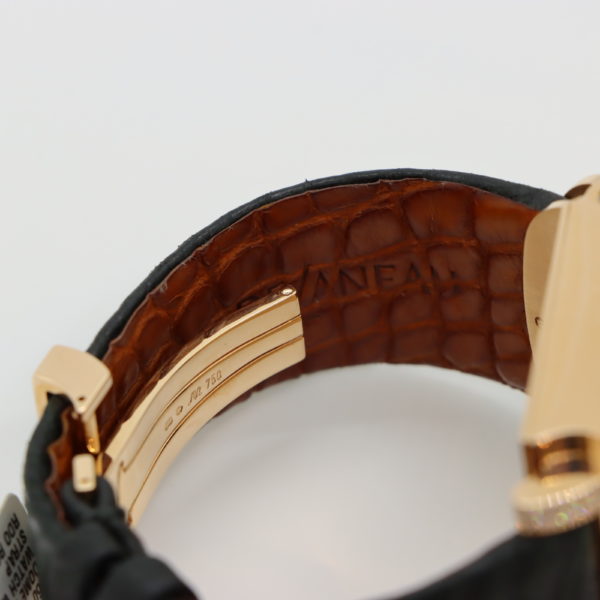 Delaneau 18K Rose Gold Dome Piece Watch - Image 7