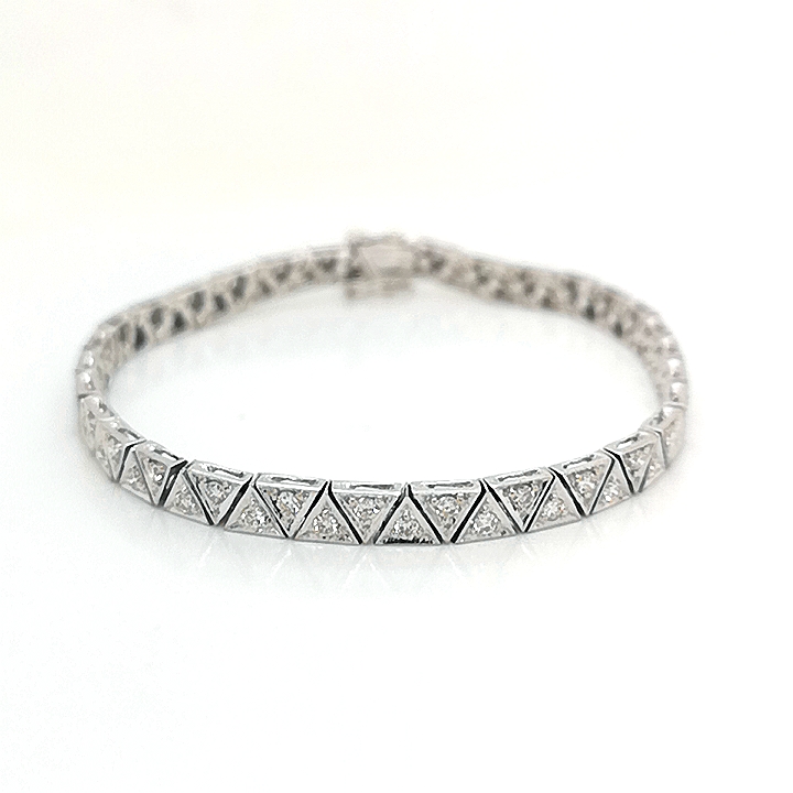 Aztec Triangle Diamond Bracelet ValueMax Jewellery