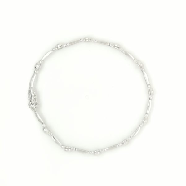 Patterned Motif Diamond Bracelet - Image 3