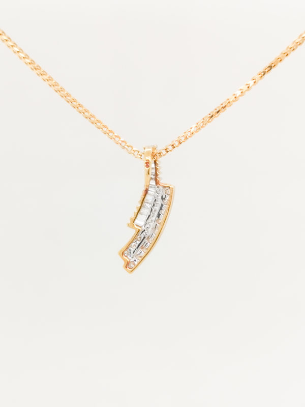 Cursive Diamond Pendant - Image 2