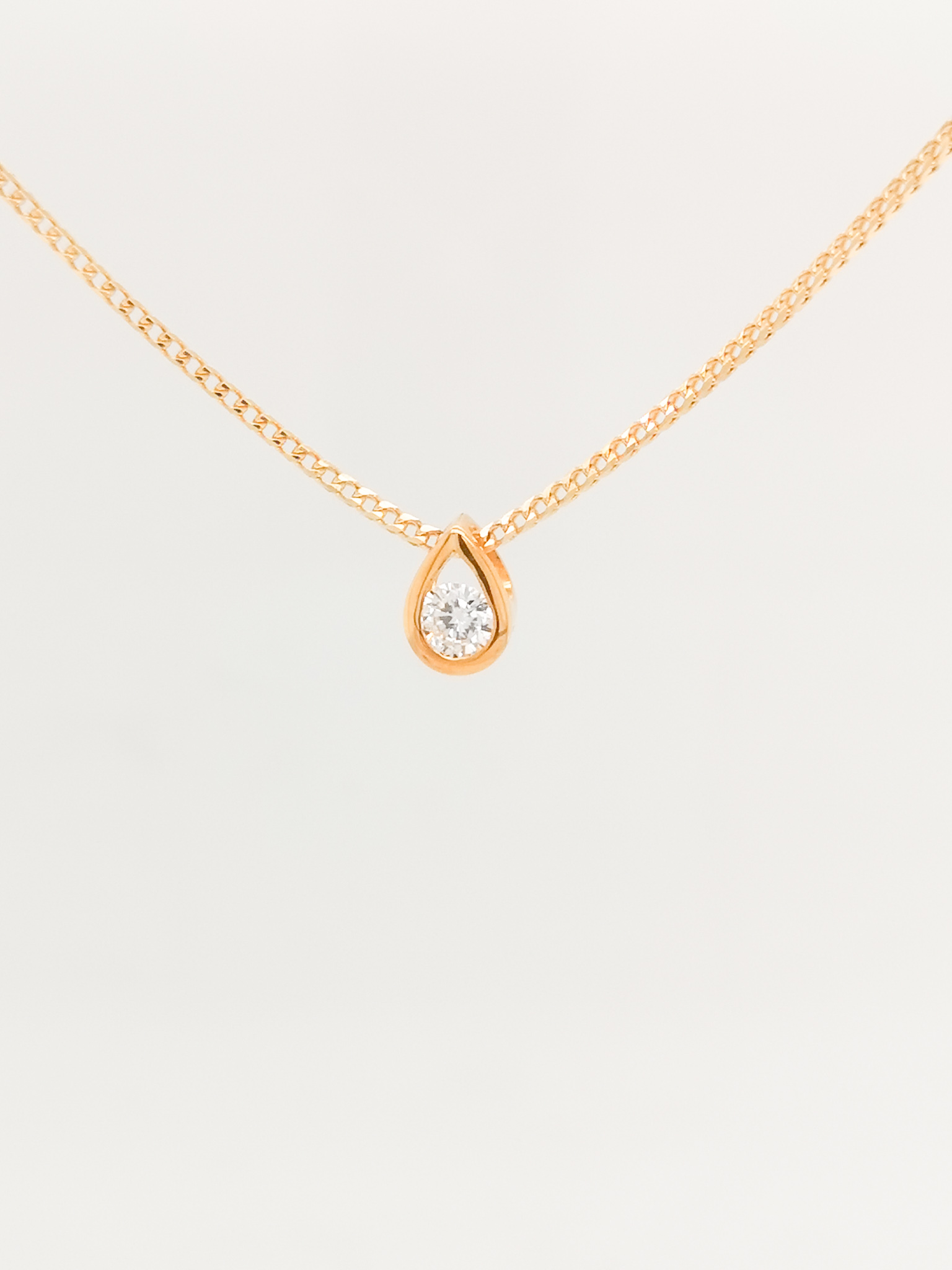 Teardrop Solitaire Pendant ValueMax Jewellery