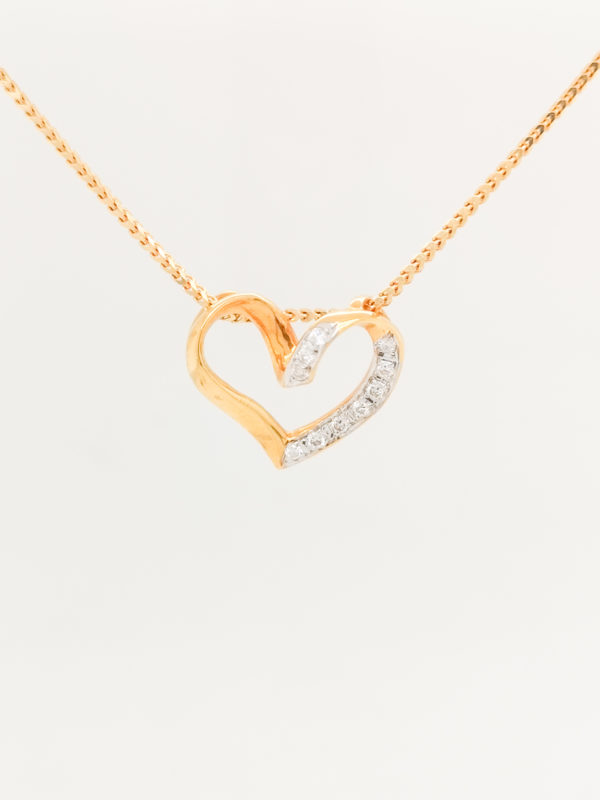 Yellow Gold Heart Pendant