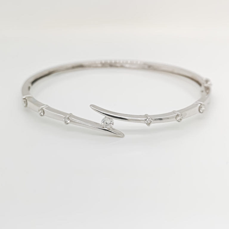 Wrap Multi Diamond Bangle