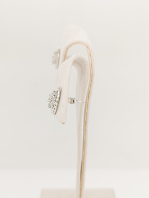 Abstract Diamond Earrings - Image 2