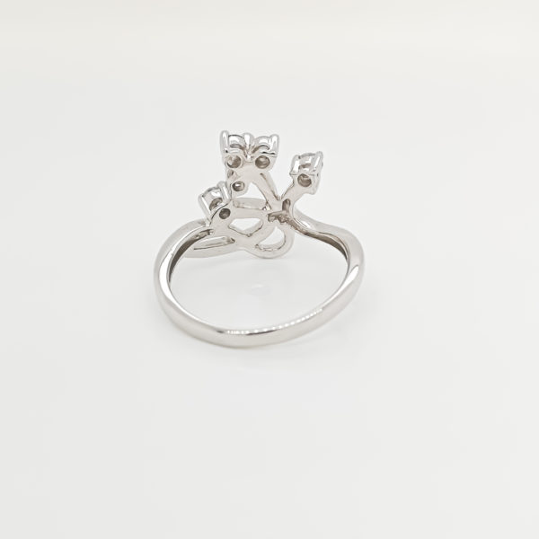 Floral Vine Diamond Ring - Image 3