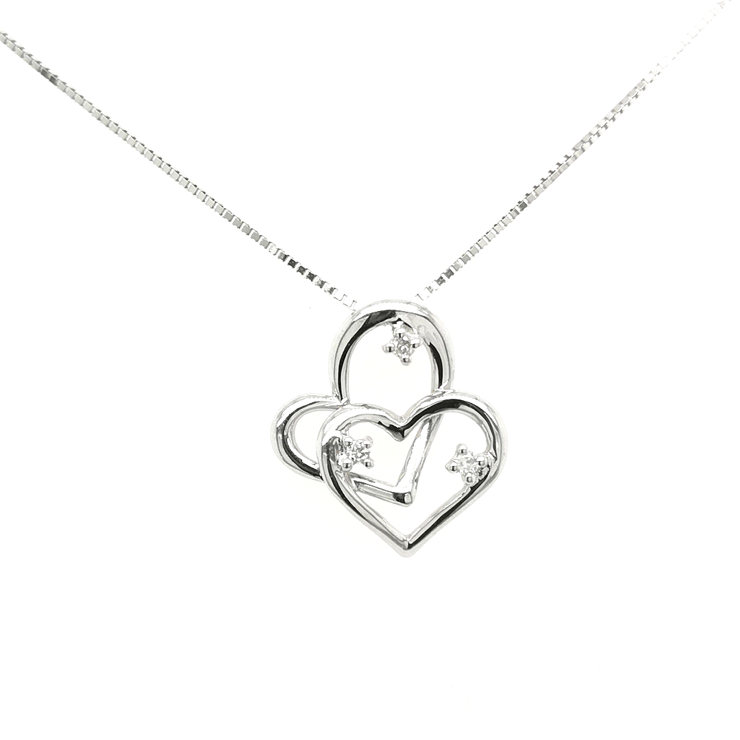 Intertwined Hearts Pendant ValueMax Jewellery