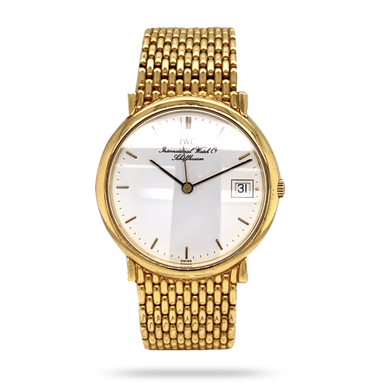 IWC 18K Yellow Gold Watch