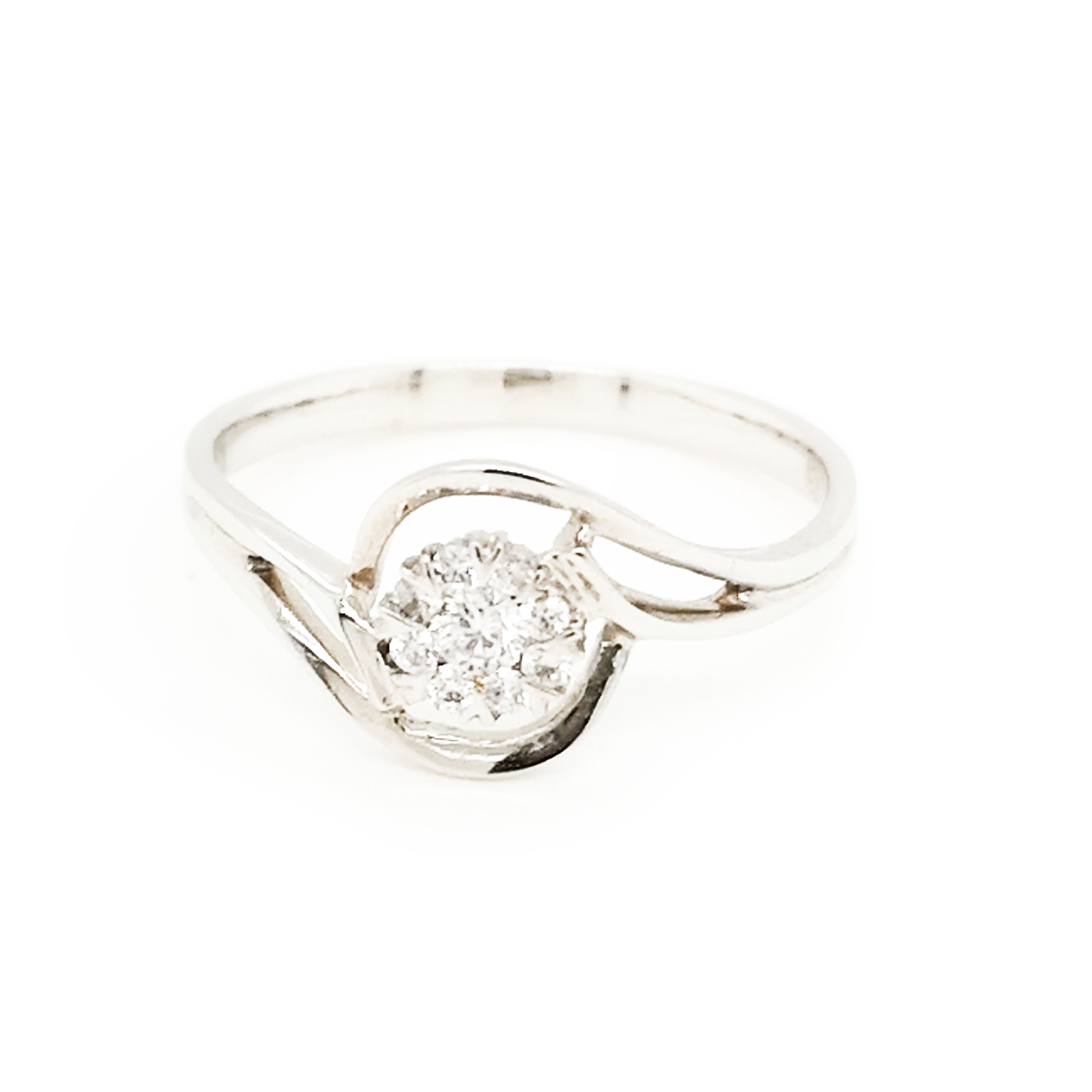 18K White Gold Diamond Ring ValueMax Jewellery