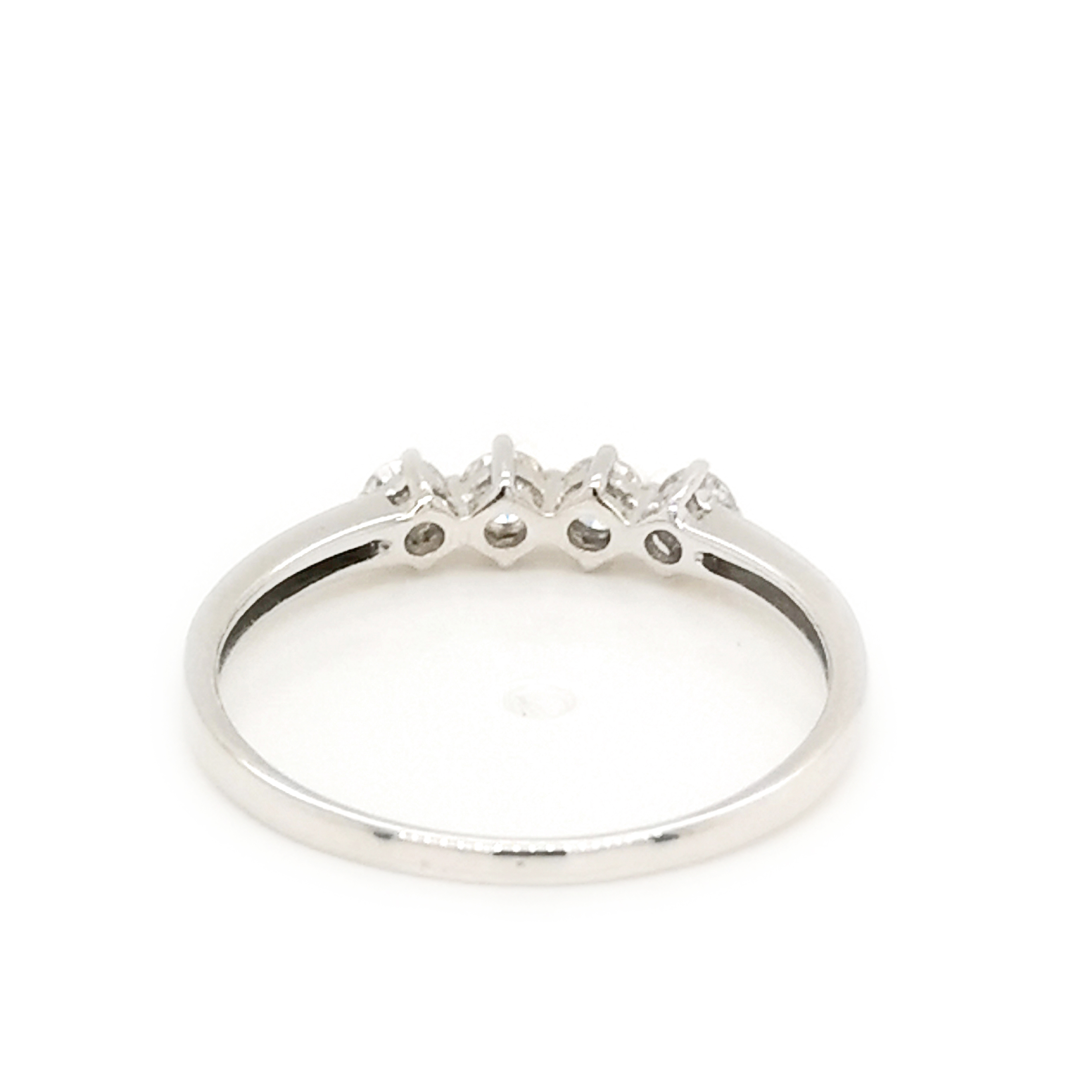 18K White Gold Diamond Quad Ring ValueMax Jewellery