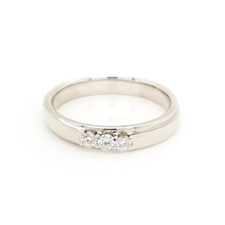 18K White Gold Diamond Celestial Ring