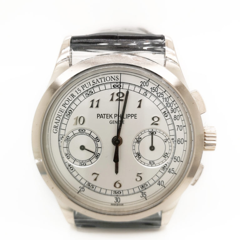 Comes with certificate 2016 Movement: Manual winding Case Material: White Gold Bracelet Material: Leather Case Diameter: 39mm Dial numerals: Arabic numerals