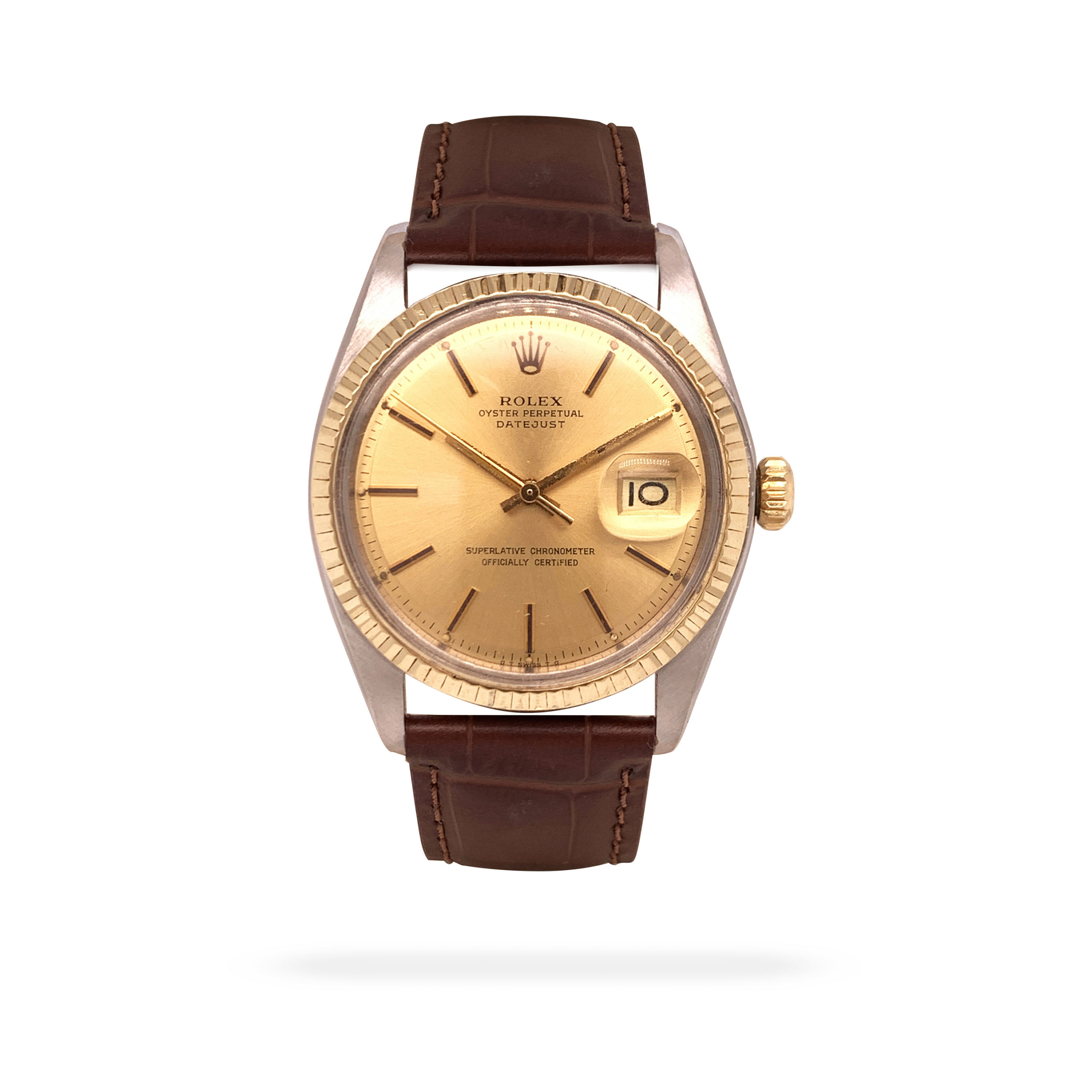 rolex oyster perpetual datejust leather band
