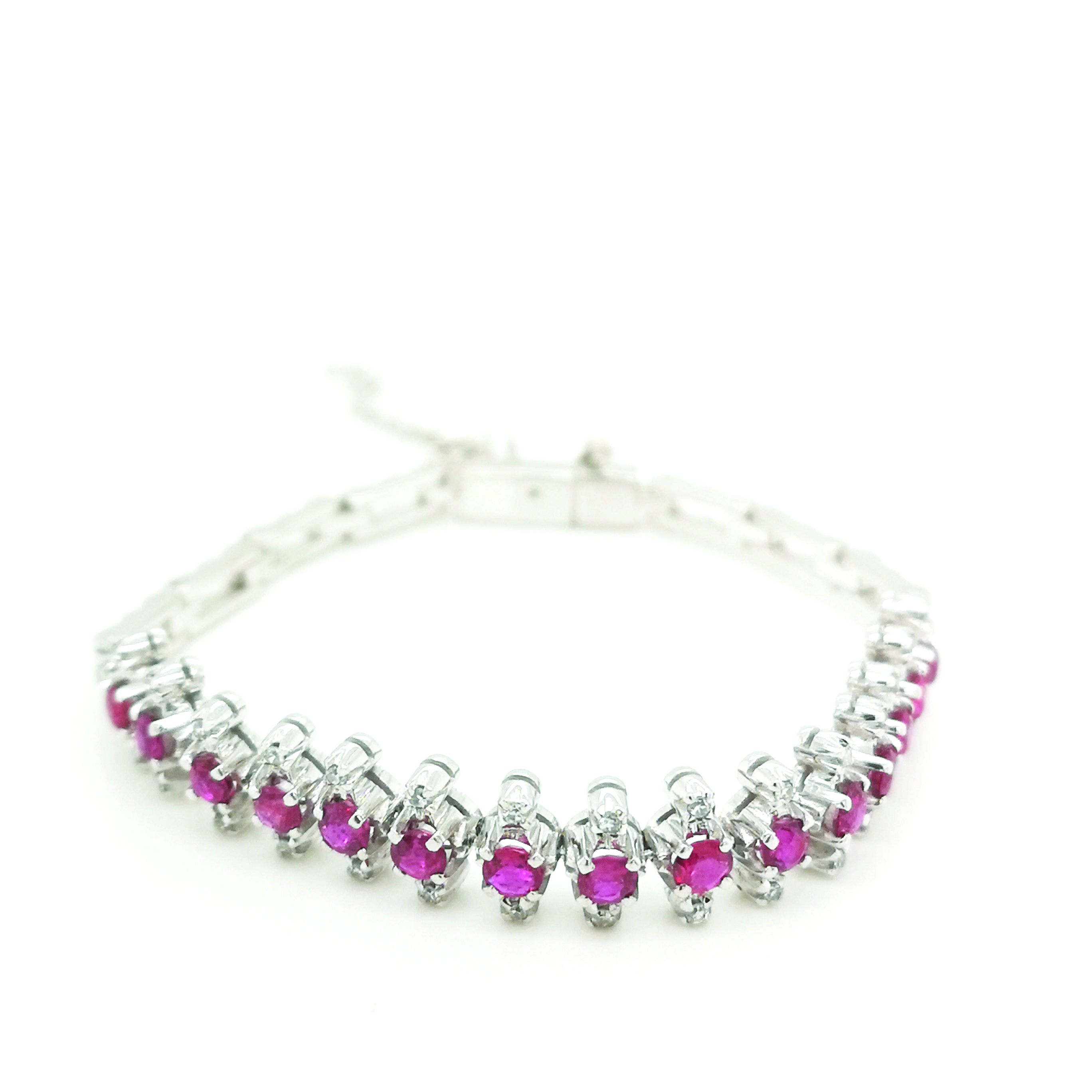Diamond Ruby Bracelet ValueMax Jewellery