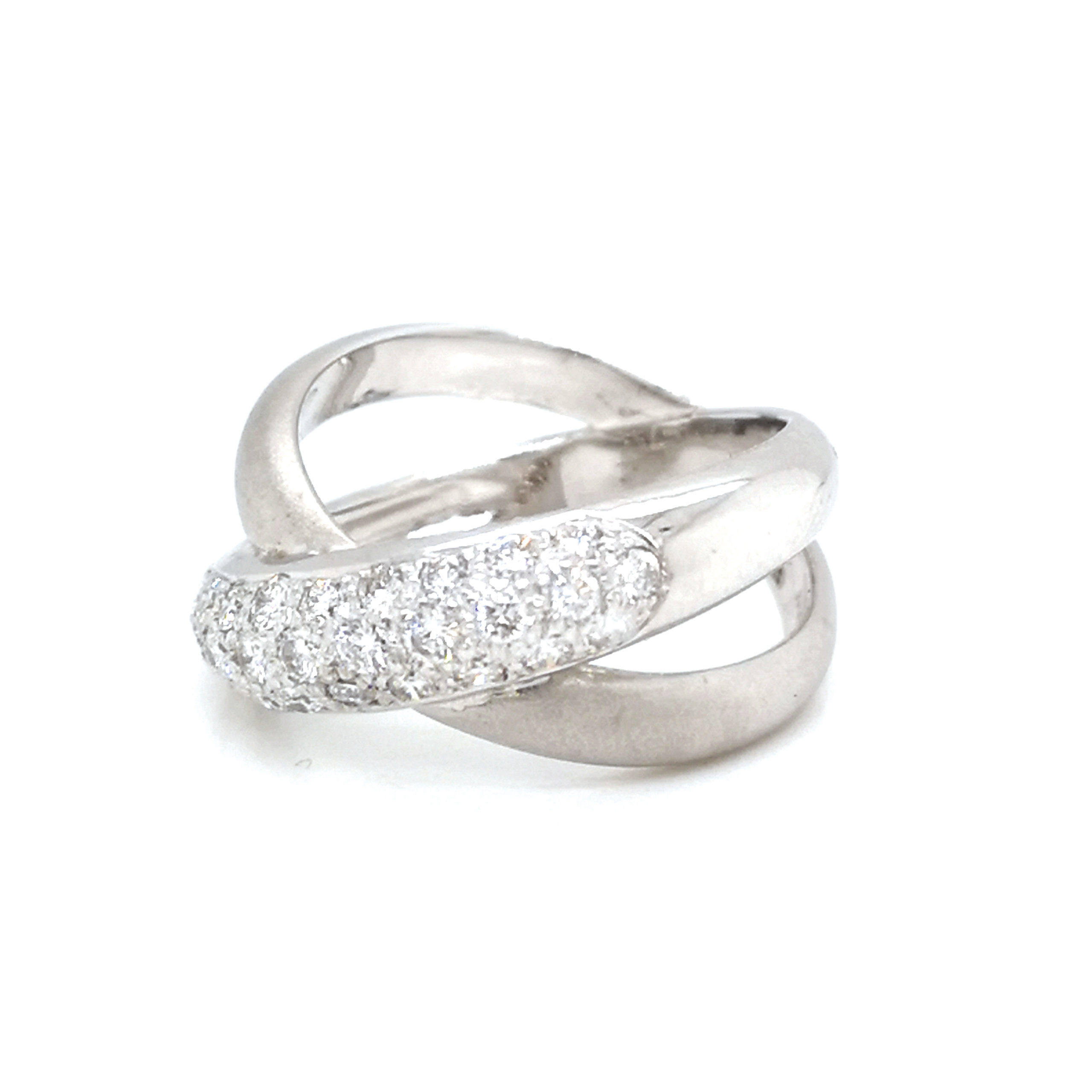 18K White Gold Diamond Ring - ValueMax Jewellery