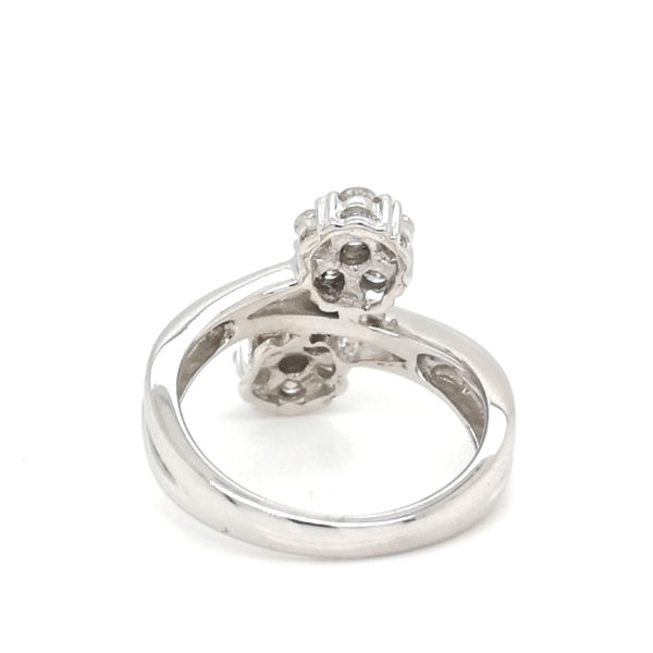 18K White Gold Diamond Ring - Image 3