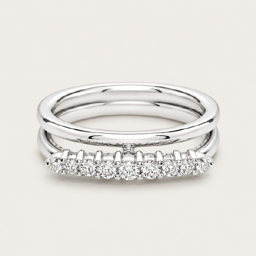 18K White Gold Diamond Ring