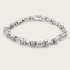 18K White Gold Diamond Bracelet