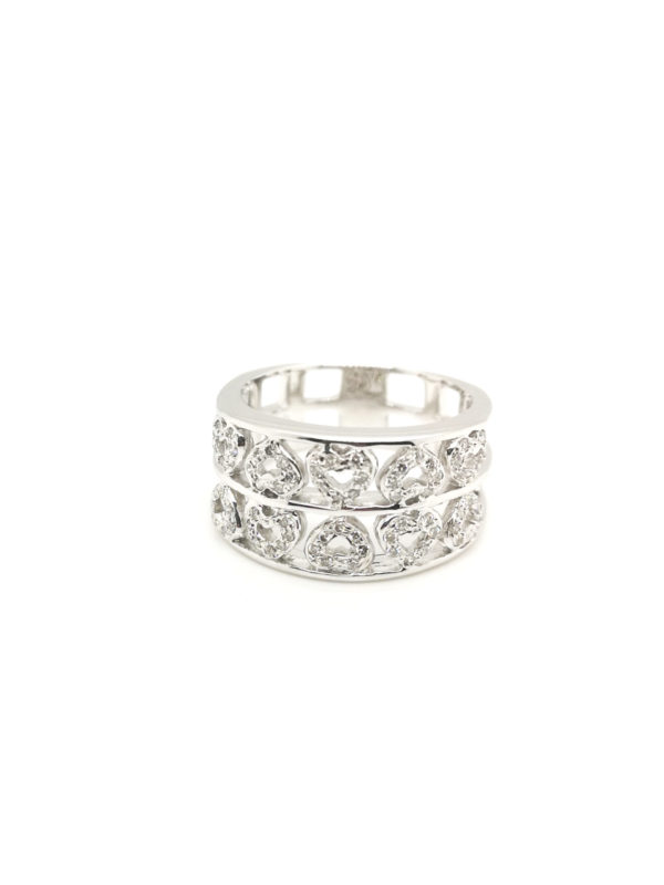 18K White Gold Diamond Ring