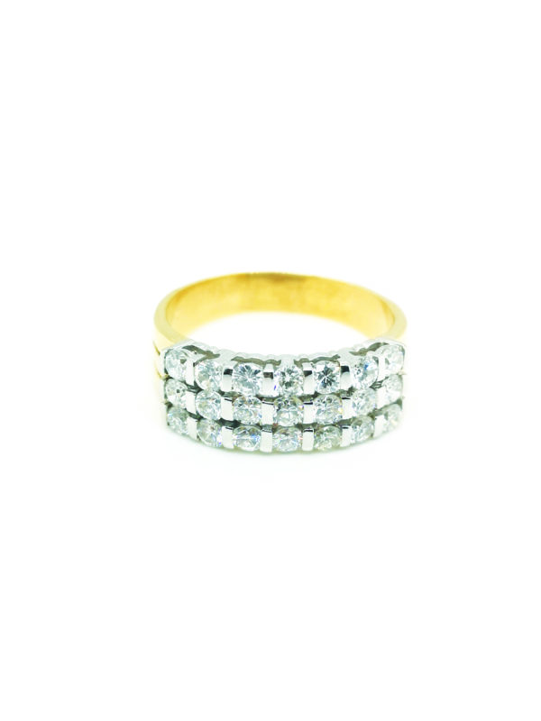 18K Yellow Gold Diamond Ring