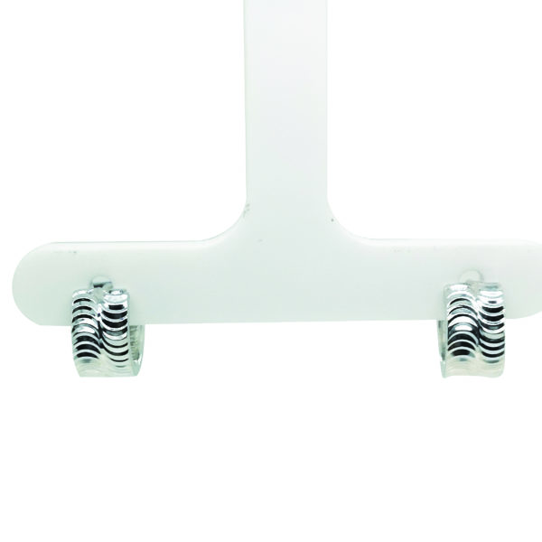 18K White Gold Loop Earring