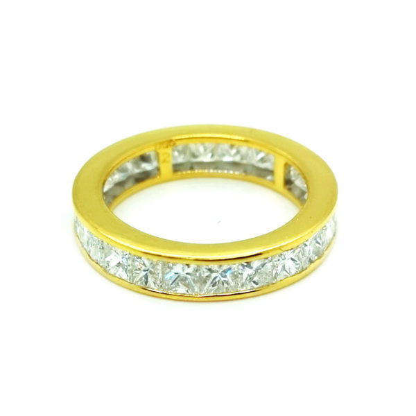 20K Yellow Gold Diamond Ring