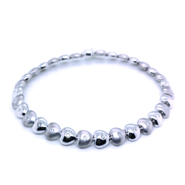 18K White Gold Diamond Bracelet