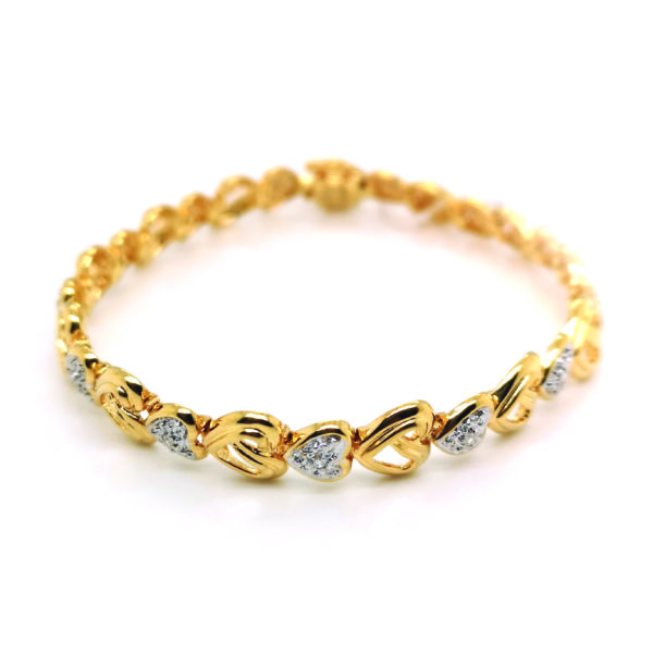 18K Yellow Gold Diamond Bracelet