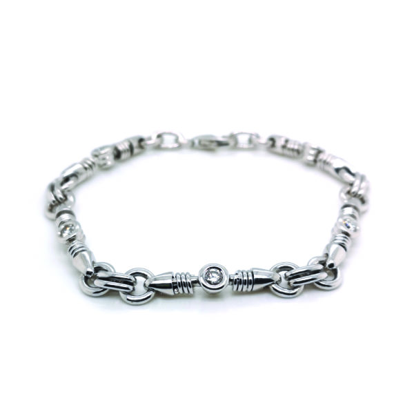 18K White Gold Diamond Bracelet