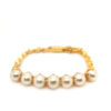 20K Yellow Gold Pearl Bracelet