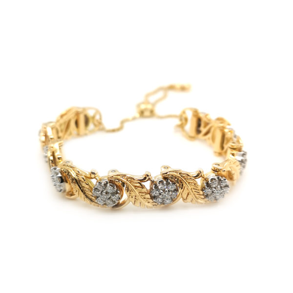 18K Yellow Gold Diamond Bracelet