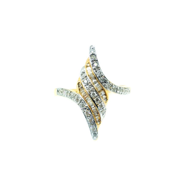 18K Yellow Gold Diamond Ring