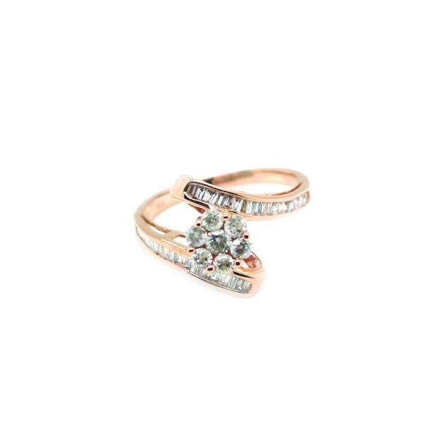 18K Rose Gold Diamond Ring